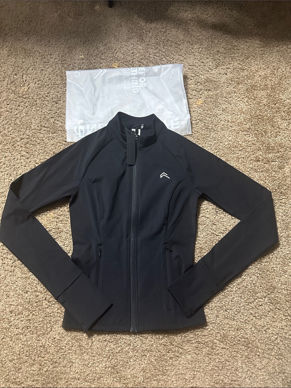 NWT Oner Active Black Unified Pocket Jacket
